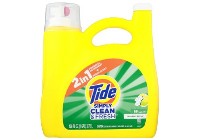 Image: Tide 89-loads Simply Clean & Fresh Daybreak Fresh Scent Laundry Detergent Liquid (3.78L)