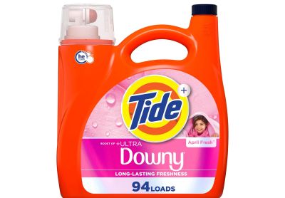Image: Tide 94-loads Ultra Downy April Fresh Scent Laundry Detergent Liquid (3.9L)
