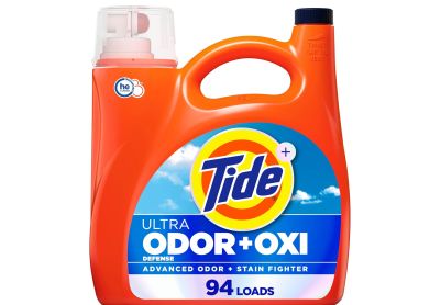 Image: Tide 94-Loads Ultra Odor Defense + Oxi Original Scent Laundry Detergent Liquid (3.90L)