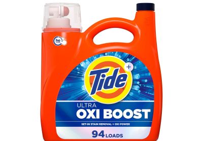 Image: Tide 94-Loads Ultra Oxi Boost Original Scent Laundry Detergent Liquid (3.9L)