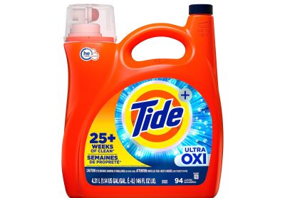 Image: Tide 94-Loads Ultra Oxi Boost Scent Free Laundry Detergent Liquid (4.31L)