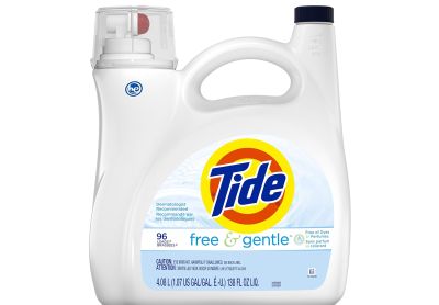 Image: Tide 96-Loads Free & Gentle Scent Free Laundry Detergent Liquid (4.08L)