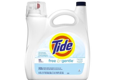 Image: Tide 96-Loads Free & Gentle Scent Free Laundry Detergent Liquid (4.43L)