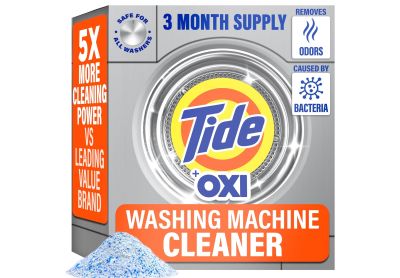 Image: Tide Fresh Scent Oxi Washing Machine Cleaner Packets (3 Count)