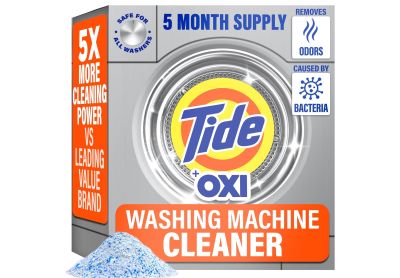Image: Tide Fresh Scent Oxi Washing Machine Cleaner Packets (5 Count)