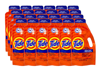 Image: Tide Original Scent Travel-Size Laundry Detergent Liquid Pouches (24 Count)
