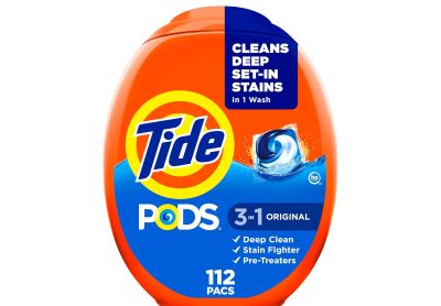 Image: Tide Pods 3-in-1 Original Scent Laundry Detergent Pacs (112 Count)