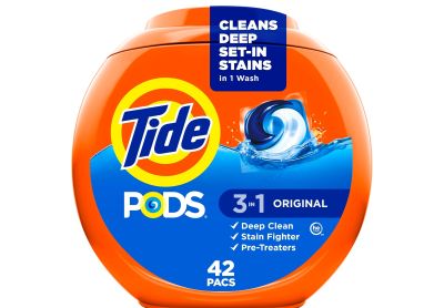 Image: Tide Pods 3-in-1 Original Scent Laundry Detergent Pacs (42 Count)