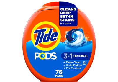 Image: Tide Pods 3-in-1 Original Scent Laundry Detergent Pacs (76 Count)