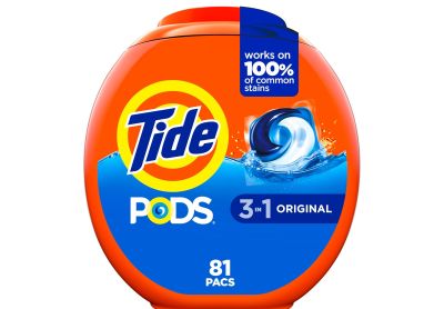 Image: Tide Pods 3-in-1 Original Scent Laundry Detergent Pacs (81 Count)