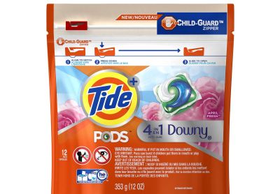 Image: Tide Pods 4-in-1 Downy April Fresh Scent Laundry Detergent Pacs (12 Count)