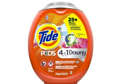 Image: Tide Pods 4-in-1 Downy April Fresh Scent Laundry Detergent Pacs (73 Count)