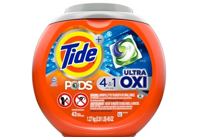 Image: Tide Pods 4-in-1 Ultra Oxi Original Scent Laundry Detergent Pacs (43 Count)