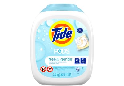Image: Tide Pods Free & Gentle Scent Free Laundry Detergent Pacs (152 Count)