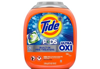 Image: Tide Pods Ultra Oxi Original Scent Laundry Detergent Pacs (104 Count)