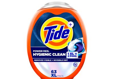 Image: Tide Power Pods Hygienic Clean Original Scent Laundry Detergent XL Pacs (63 Count)