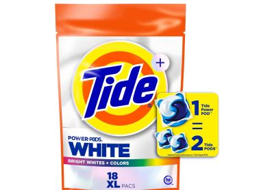Image: Tide Power Pods White Original Scent Laundry Detergent XL Pacs (18 Count)