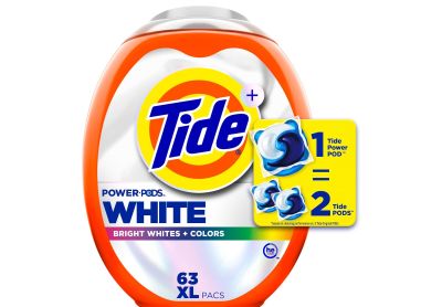 Image: Tide Power Pods White Original Scent Laundry Detergent XL Pacs (63 Count)