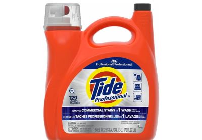 Image: Tide Professional 129-loads Scent Free Commercial Laundry Detergent Liquid (5.02L)