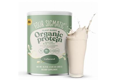 Image: Four Sigmatic Unflavored Plant-based Organic Protein Powder