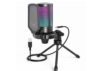 Image: FIFINE A6V USB Condenser Microphone with Quick Mute
