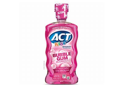 Image: Act Kids Anticavity Fluoride Rinse Mouthwash Bubblegum Blowout (by Act)