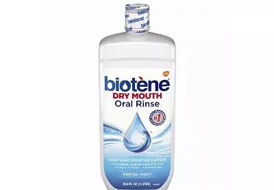 Image: Biotene Dry Mouth Oral Rinse Fresh Mint, Alcohol Free (by Biotene)