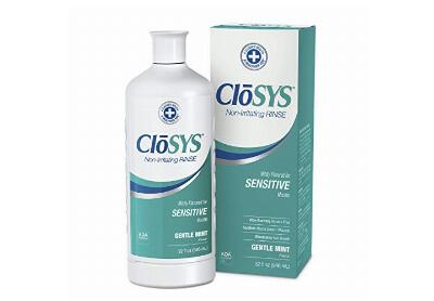 Image: CloSYS Sensitive Antimicrobial Mouthwash Gentle Mint, Alcohol Free (by Closys)