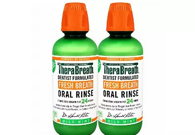 Image: Therabreath Fresh Breath Oral Rinse Mild Mint (by Therabreath)