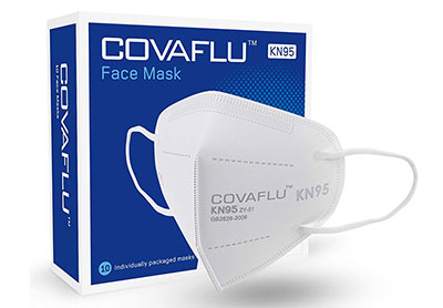 Image: COVAFLU KN95 Disposable Fold Flat Face Mask (by Covaflu)