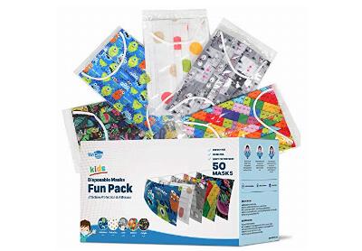 Image: WeCare 3-ply Disposable Face Masks For Kids (by Wecare)