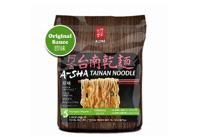 Image: A-SHA Taiwan-Style Thin Tainan Noodle Original Flavor 5-Count