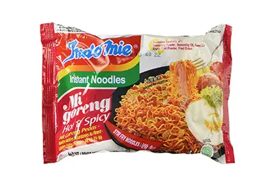 Image: Indomie Mi Goreng Hot & Spicy Instant Stir Fry Noodle 10-Pack