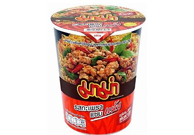 Image: Mama Instant Stir Fried Noodle Spicy Basil Flavor 6-Cup