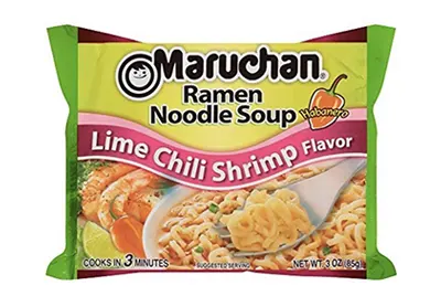 Image: Maruchan Ramen Noodle Soup Lime Chili Shrimp Flavor 12-Pack
