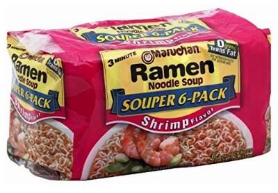 Image: Maruchan Ramen Noodle Soup Shrimp Flavor 6-Pack