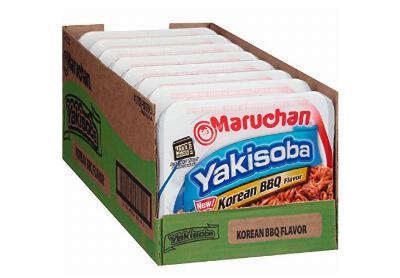 Image: Maruchan Yakisoba Japanese Home Style Noodles Korean BBQ Flavor 8-Pack