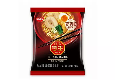 Image: Nissin Raoh Ramen Noodle Soup Soy Sauce Flavor 6-Count