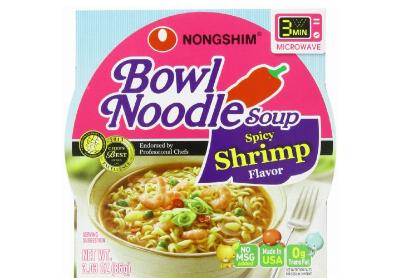 Image: Nongshim Bowl Noodle Soup Spicy Shrimp Flavor 12-Pack