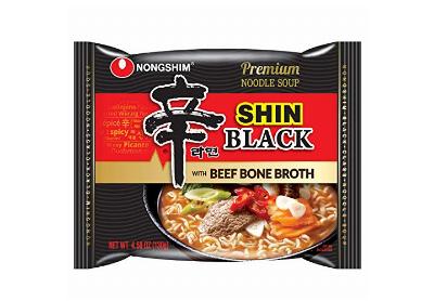 Image: Nongshim Shin Black Ramen with Premium Beef Bone Broth 16-Pack