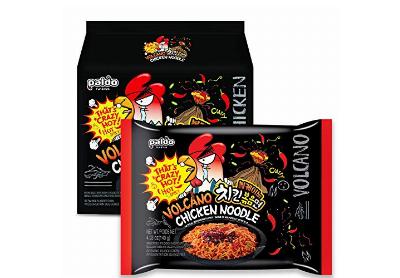 Image: Paldo Volcano Hot Spicy Chicken Instant Noodle 4-Pack