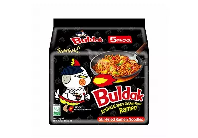 Image: Samyang Buldak Hot Spicy Chicken Stir-Fried Ramen Noodles 5-Pack