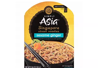 Image: Simply Asia Sesame Ginger Singapore Street Noodles 6-Pack