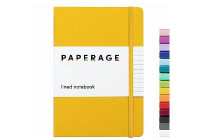 Image: Paperage Medium-Size Lined Journal Notebook 160-page