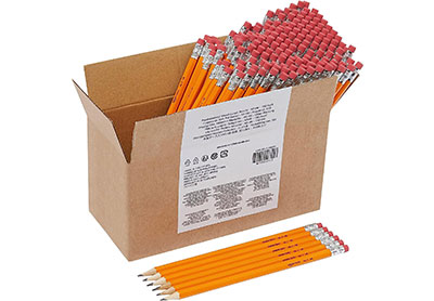 Image: Amazon Basics 2 HB Wood-Cased Pre-Sharpened Pencils 150-pack