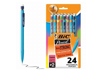 Image: BiC Xtra-Strong 0.9mm Thick HB-2 Mechanical Pencils 24-count