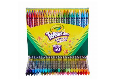 Image: Crayola Twistables Colored Pencils for Age 3+ 50-count