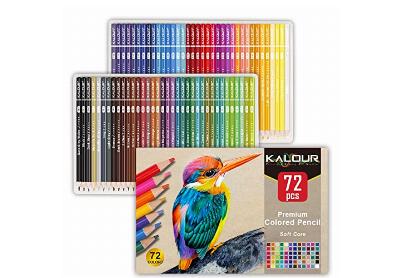 Image: Kalour Premium Soft Core Colored Pencils 72-count