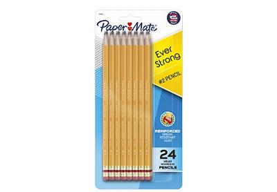 Image: Paper Mate EverStrong 2-HB Wood-Cased Pencils 24-count