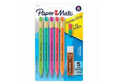 Image: Paper Mate Handwriting HB-2 Mechanical Pencils 5-count